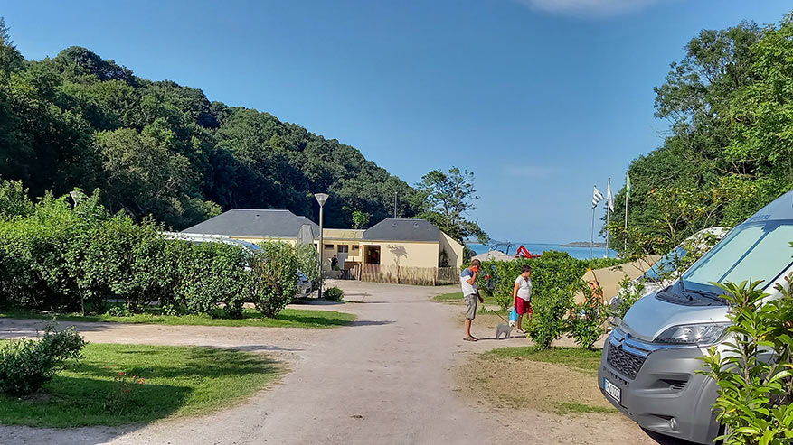 camping avec vue sur mer